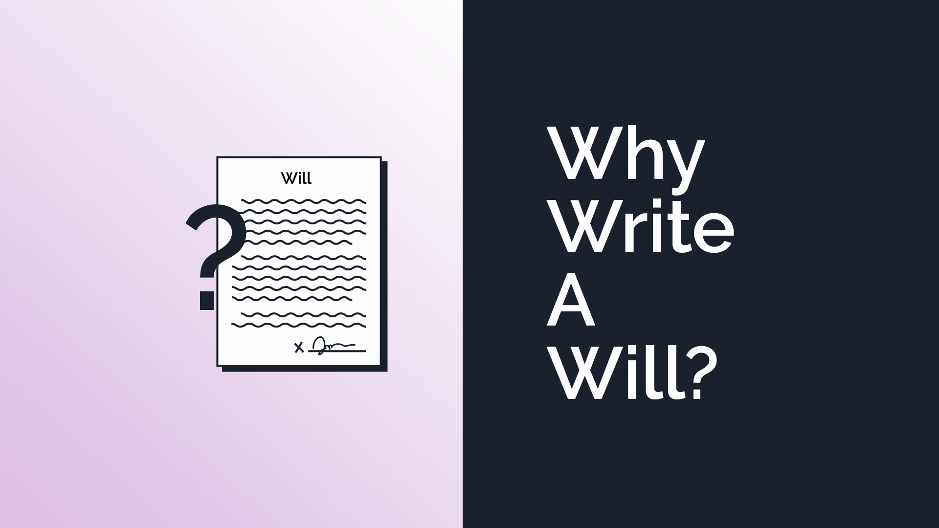 Why Make a Will
